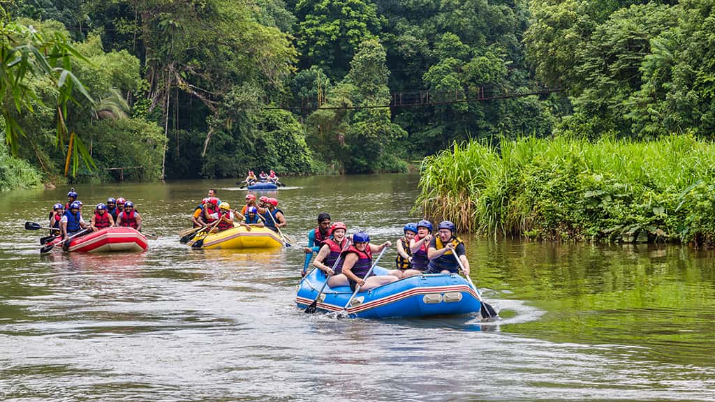 Beginner rafting trip